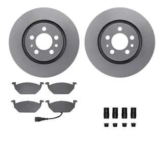 R1 Concepts WDUH1-74090 Carbon Series Brake Rotors W/ 5000 Oep Brake Pads & Hdw